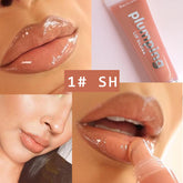 Makeup Big Lip Gloss Moisturizer Plump Volume Shiny Vitamin E Mineral Oil