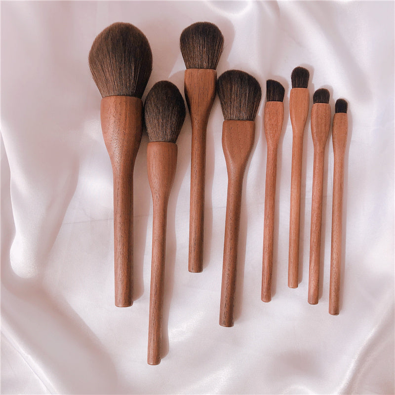 Wood Handle Makeup Brush Set Blush Brush
